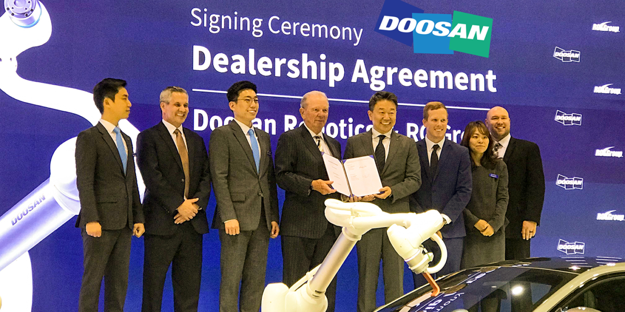 RG Group announces distribution & integration partnership with Doosan Robotics